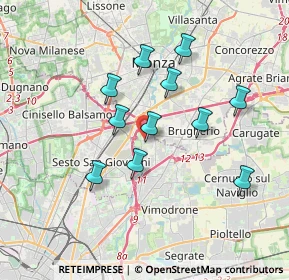 Mappa Via Ciro Menotti, 20093 Cologno Monzese MI, Italia (3.16909)