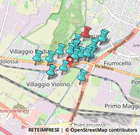 Mappa Via P.zza D'Armi, 25127 Brescia BS, Italia (0.571)