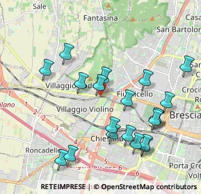 Mappa Via P.zza D'Armi, 25127 Brescia BS, Italia (2.065)