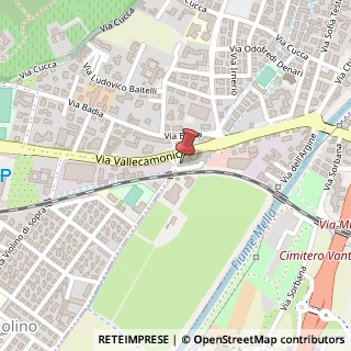 Mappa Via Valcamonica, 11, 25126 Brescia, Brescia (Lombardia)