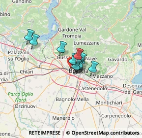 Mappa Via P.zza D'Armi, 25127 Brescia BS, Italia (6.89091)