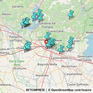 Mappa Via P.zza D'Armi, 25030 Roncadelle BS, Italia (15.39722)