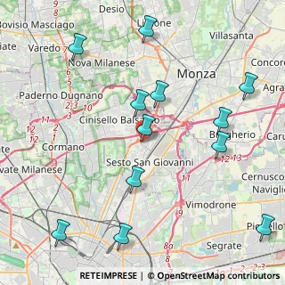 Mappa Via Silvio Pellico, 20099 Sesto San Giovanni MI, Italia (4.92417)