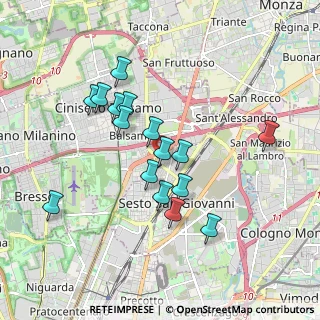 Mappa Via Silvio Pellico, 20099 Sesto San Giovanni MI, Italia (1.65125)