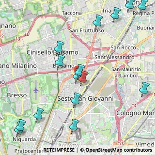 Mappa Via Silvio Pellico, 20099 Sesto San Giovanni MI, Italia (2.728)