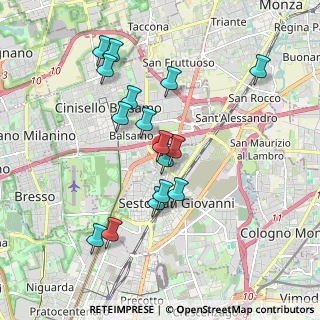 Mappa Via Silvio Pellico, 20099 Sesto San Giovanni MI, Italia (1.73875)