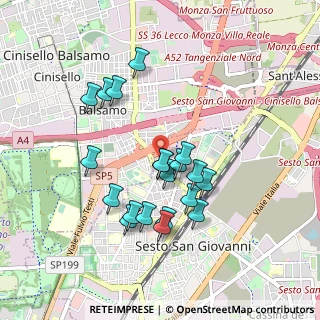 Mappa Via Silvio Pellico, 20099 Sesto San Giovanni MI, Italia (0.8265)