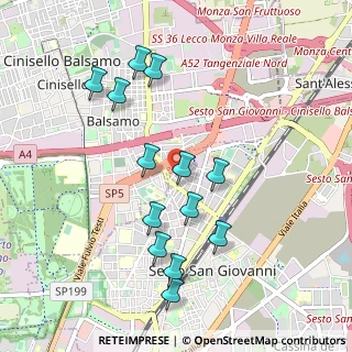 Mappa Via Silvio Pellico, 20099 Sesto San Giovanni MI, Italia (0.96692)