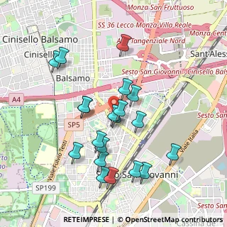 Mappa Via Silvio Pellico, 20099 Sesto San Giovanni MI, Italia (0.9105)