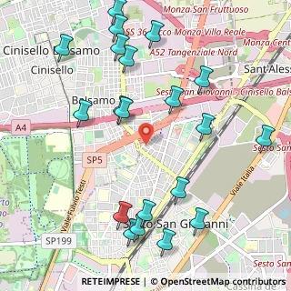 Mappa Via Silvio Pellico, 20099 Sesto San Giovanni MI, Italia (1.241)