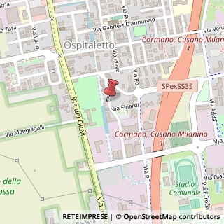 Mappa Via Giuseppe Mazzini, 29, 20032 Cormano, Milano (Lombardia)
