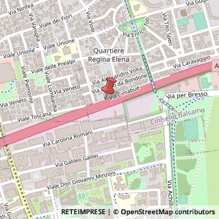 Mappa Via Giovanni Cimabue,  26, 20032 Cinisello Balsamo, Milano (Lombardia)