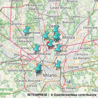 Mappa Via Carlo Sormani, 20091 Bresso MI, Italia (5.865)