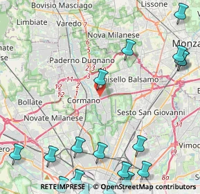 Mappa Via Carlo Sormani, 20091 Bresso MI, Italia (6.7145)