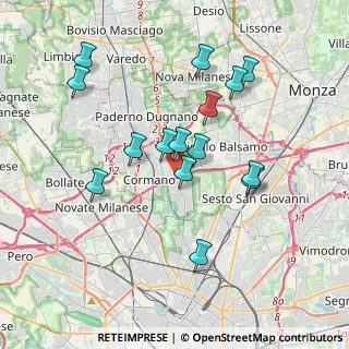 Mappa Via Carlo Sormani, 20091 Bresso MI, Italia (3.49667)
