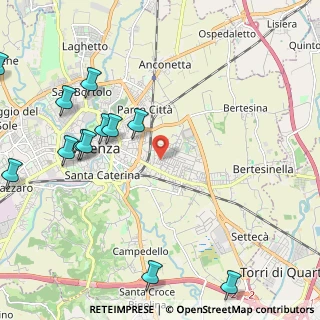 Mappa Via Girolamo Zugliano, 36100 Vicenza VI, Italia (2.77417)