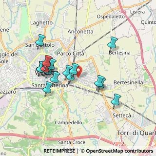 Mappa Via Girolamo Zugliano, 36100 Vicenza VI, Italia (1.717)