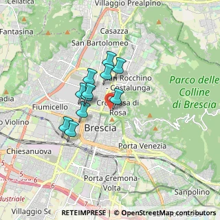 Mappa Via Cesare Lombroso, 25128 Brescia BS, Italia (1.24909)