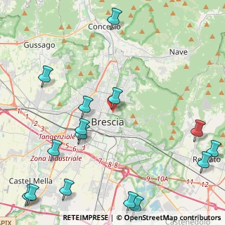 Mappa Via Cesare Lombroso, 25128 Brescia BS, Italia (6.252)