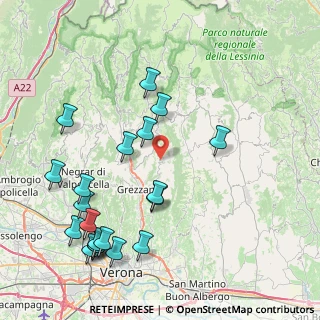 Mappa Località Azzago, 37023 Grezzana VR, Italia (9.633)