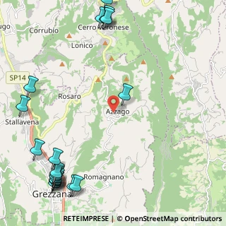 Mappa Località Azzago, 37023 Grezzana VR, Italia (3.3575)
