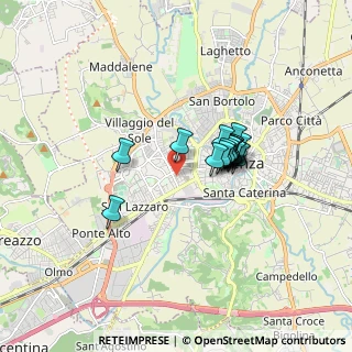 Mappa Via Edmondo de Amicis, 36100 Vicenza VI, Italia (1.20118)