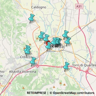 Mappa Via Edmondo de Amicis, 36100 Vicenza VI, Italia (2.74071)