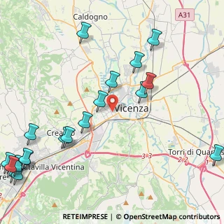 Mappa Via Edmondo de Amicis, 36100 Vicenza VI, Italia (6.125)