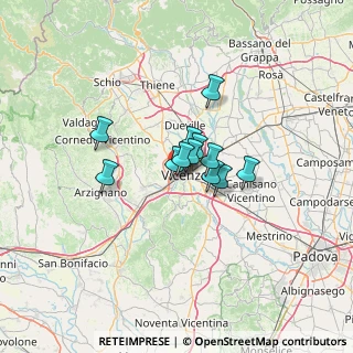 Mappa Via Edmondo de Amicis, 36100 Vicenza VI, Italia (7.46417)