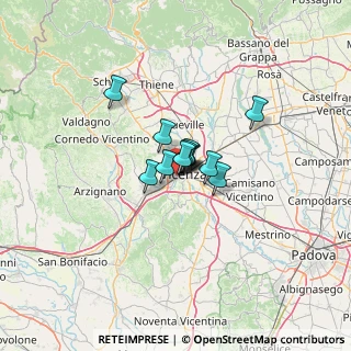Mappa Via Edmondo de Amicis, 36100 Vicenza VI, Italia (5.85)