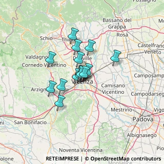 Mappa Contrada San Paolo, 36100 Vicenza VI, Italia (8.486)