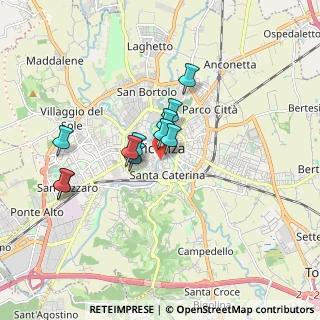 Mappa Contrada San Paolo, 36100 Vicenza VI, Italia (1.34364)