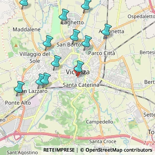 Mappa Contrada San Paolo, 36100 Vicenza VI, Italia (2.405)