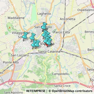 Mappa Contrada San Paolo, 36100 Vicenza VI, Italia (0.98909)