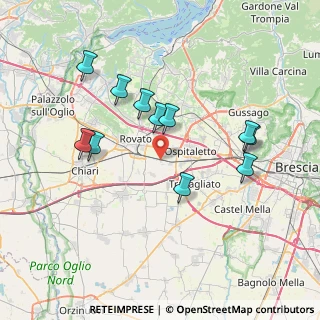 Mappa Piazza Vittoria, 25038 Rovato BS, Italia (7.09)