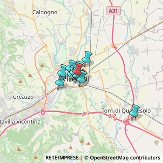 Mappa Viale Giangiorgio Trissino, 36100 Vicenza VI, Italia (1.79091)