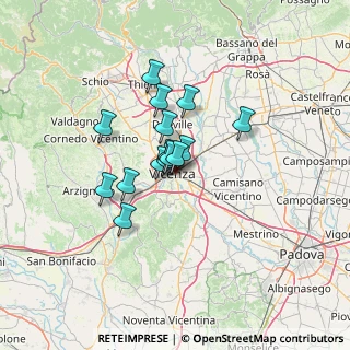 Mappa Viale Giangiorgio Trissino, 36100 Vicenza VI, Italia (8.83533)