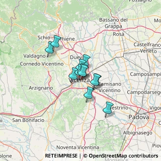 Mappa Via Valdagno, 36100 Vicenza VI, Italia (7.45083)