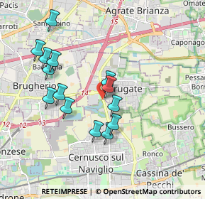 Mappa SP 121 Pobbiano - Cavenago, 20063 Cernusco sul Naviglio MI, Italia (1.76)