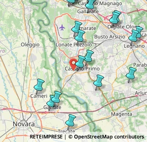 Mappa Via della Valle, 20022 Castano Primo MI, Italia (10.4485)