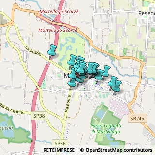 Mappa Piazza Bertati, 30030 Martellago VE, Italia (0.377)