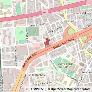 Mappa Viale Fulvio Testi, 70, 20126 Milano, Milano (Lombardia)