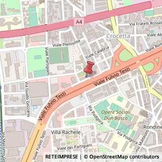 Mappa Viale Fulvio Testi, 129, 20092 Cinisello Balsamo, Milano (Lombardia)