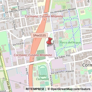 Mappa Via Pietro Nenni, 14, 20032 Cormano, Milano (Lombardia)