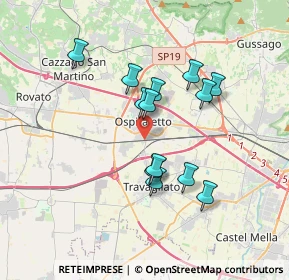 Mappa Via Giuseppe Mazzini, 25035 Ospitaletto BS, Italia (3.00385)