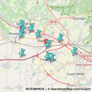 Mappa Via Giuseppe Mazzini, 25035 Ospitaletto BS, Italia (3.78636)