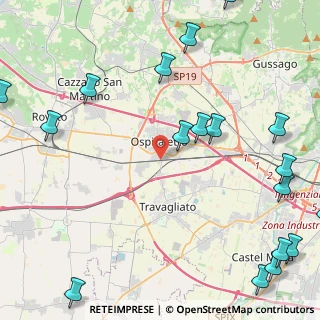 Mappa Via Giuseppe Mazzini, 25035 Ospitaletto BS, Italia (6.8285)