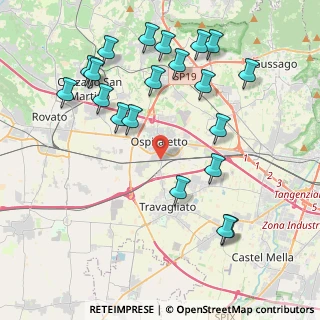 Mappa Via Giuseppe Mazzini, 25035 Ospitaletto BS, Italia (4.569)