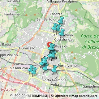 Mappa Brescia, 25128 Brescia BS, Italia (1.54533)