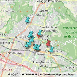 Mappa Brescia, 25128 Brescia BS, Italia (1.44929)